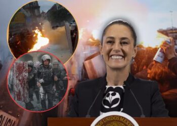 Tras violencia durante la marcha del 2 de octubre, Sheinbaum “Evita” preguntas y termina antes su “Mañanera del Pueblo”