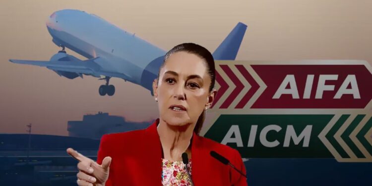 Sheinbaum sostiene ruta de trabajo con el Departamento de Estado para regresar operaciones al AICM