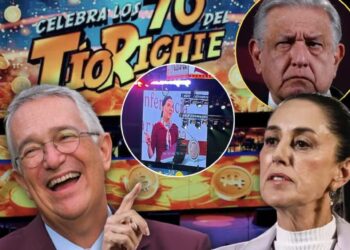Ricardo Salinas Pliego se burla de Sheinbaum y AMLO y estalla por su deuda con el SAT durante su festejo de cumpleaños 70: “Yo no debo pagar”