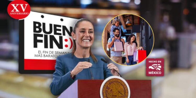 Claudia Sheinbaum y empresas privadas cambiaron la fecha de El Buen Fin 2025 para que coincida con el megapuente y más comercios se sumaron al evento: Lista de tiendas participantes