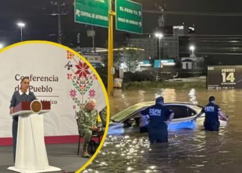 Sube cifra de muertos por lluvias en México a 66 y a 75 desparecidos: Sheinbaum