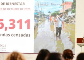 Secretaría de Bienestar suma más de 26 mil casas censadas para recibir ayuda tras daños por lluvias: Claudia Sheinbaum