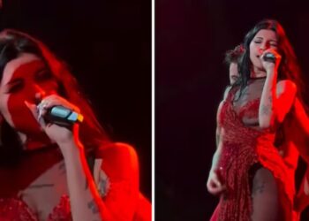 Cazzu canta ‘No me pidas perdón’ de la Banda MS en Guadalajara; fans le piden un disco de regional