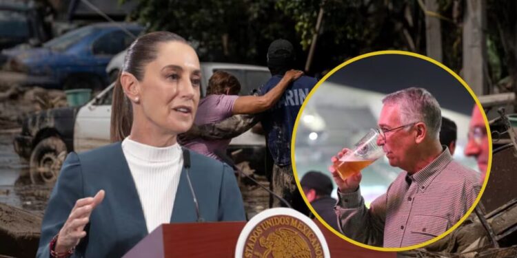 Sheinbaum desmiente a Ricardo Salinas Pliego sobre prohibición de ayuda privada a damnificados y lo reta: “A ver si paga impuestos” para “Ayudar a más gente”