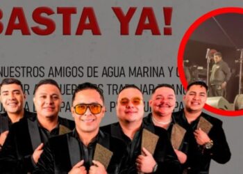 “¡Estamos hartos!”: Grupo de cumbia sube al escenario con chalecos antibalas y manda mensaje en ola de violencia