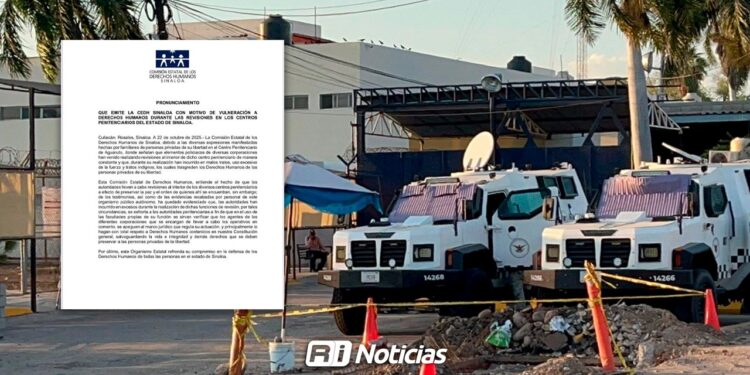 Investigan muertes y abusos en penal de Aguaruto de Culiacán: Comisión de Derechos Humanos