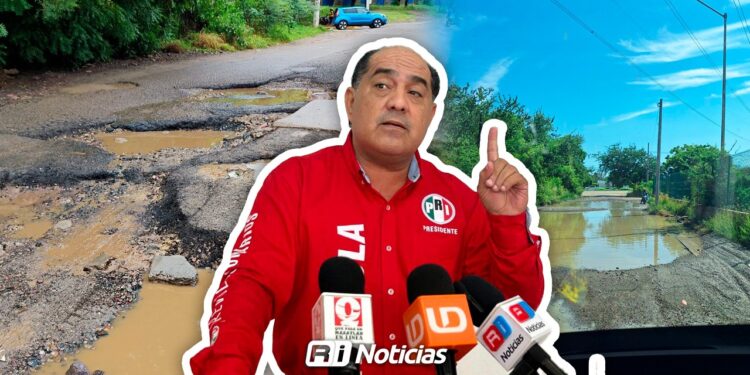 Ayuntamiento de Mazatlán debe pagar daños por baches: PRI