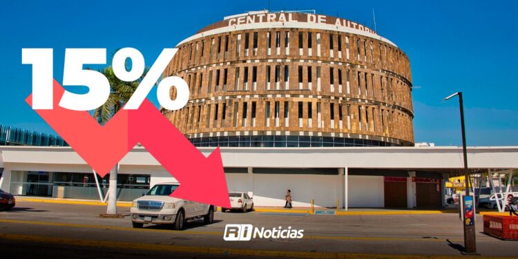 Disminuyen hasta en un 15% las corridas de camiones en la Central de Mazatlán