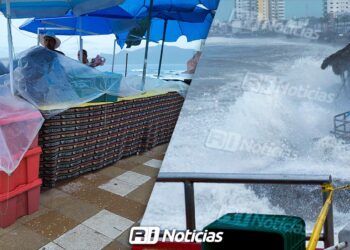 Vendedores de Playa “golpeados” por alta marejada; paran ventas