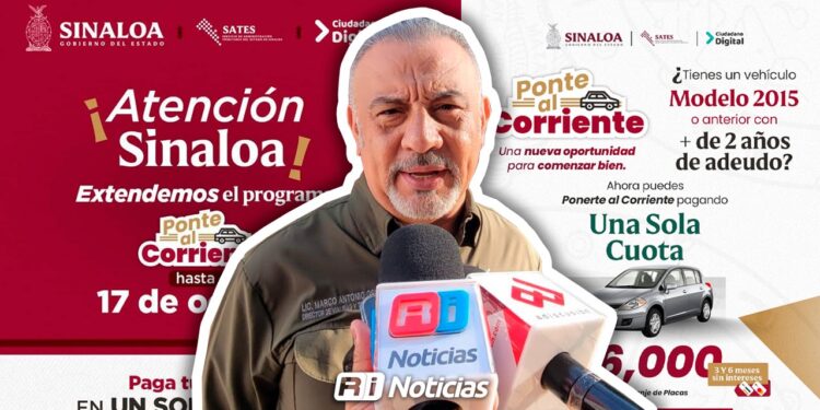 El Programa ‘Ponte al Corriente’ con más de 210 millones recaudados en Sinaloa
