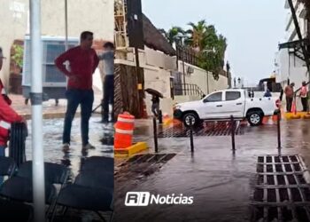 78.5 Millones a prueba de agua: Lluvia cancela la inauguración del cárcamo anti-inundaciones de “Conapesca”