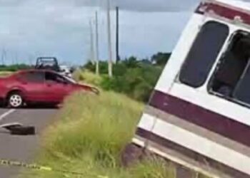 Mujer muere tras fuerte choque sobre la carretera Navolato–Altata