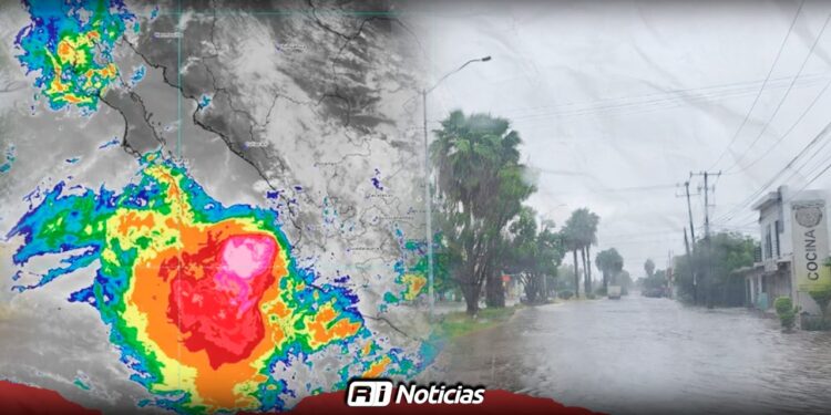 “Raymond” dejó más de 100 milímetros de lluvia en Ahome