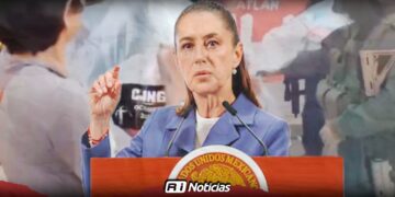 No hay certeza de que el CJNG haya entregado despensas en zonas afectadas por lluvias, dice Sheinbaum pese a videos