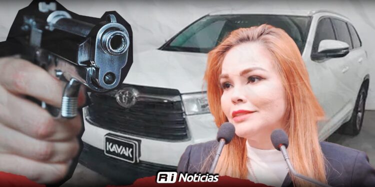 Violento asalto a diputada del PRI; Le roban camioneta a mano armada en Culiacán
