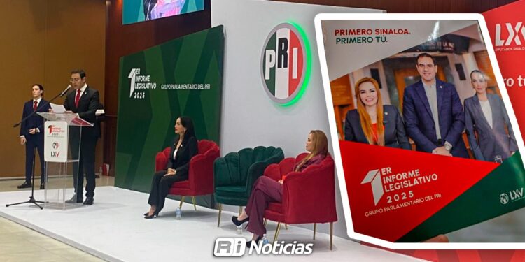 PRI Sinaloa rinde informe legislativo y acusa retroceso institucional en el país