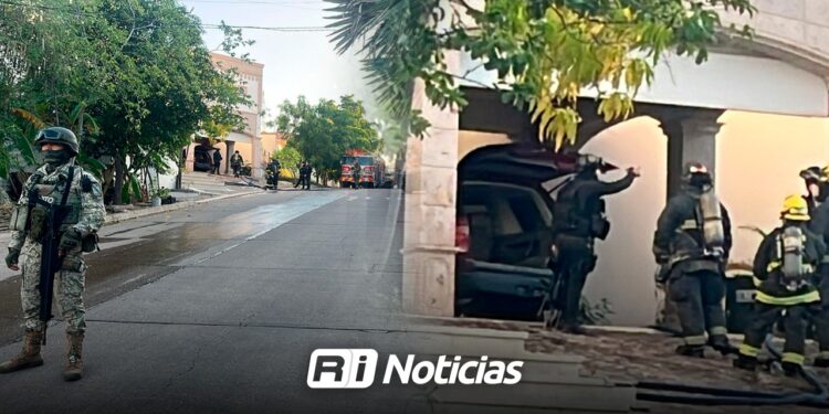 Vandalizan y prenden fuego a dos viviendas en Colinas de San Miguel, Culiacán