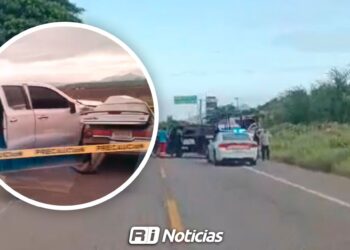 Maestro pierde la vida y otra resulta herida en accidente vehicular en Pericos, Mocorito