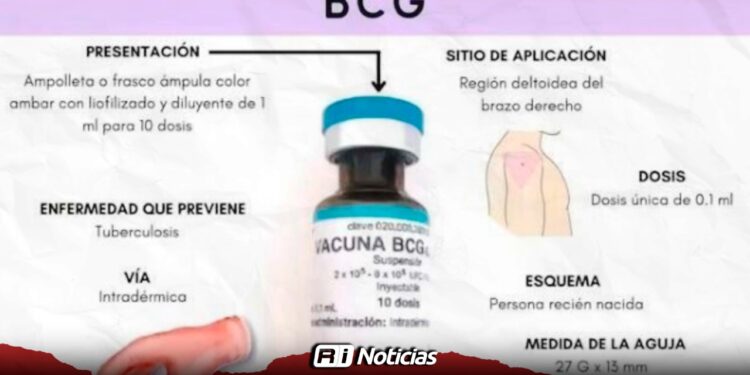 Llegan 1,350 dosis de vacuna BCG para recién nacidos en Sinaloa