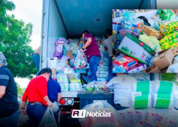 Sinaloa se solidariza con el sur: 62 toneladas de ayuda para Veracruz e Hidalgo