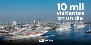 Mazatlán fortalece su temporada de cruceros con más de 10 mil visitantes en un solo día
