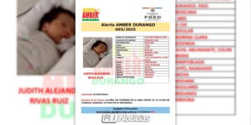 En Durango activan Alerta Amber tras robo de una bebé en hospital público