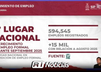 Sinaloa, segundo lugar nacional en crecimiento de empleo en septiembre: Gobernador