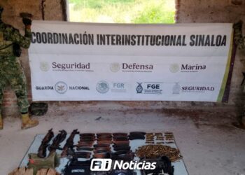 Marina decomisa drogas y armamento en operativos realizados en Mazatlán y Escuinapa