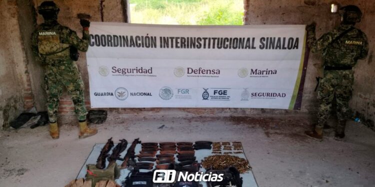 Marina decomisa drogas y armamento en operativos realizados en Mazatlán y Escuinapa