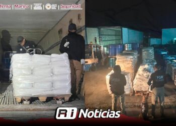 Autoridades federales decomisan más de 13 toneladas de precursores químicos en carretera de Durango