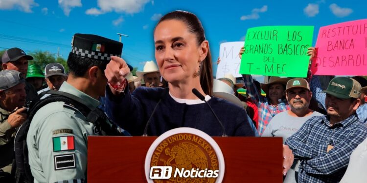 Sheinbaum afirma que hay mesas de trabajo a agricultores sinaloenses que mantienen demandas legítimas