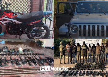 Detienen a 13 hombres armados tras enfrentamiento con autoridades federales en Sinaloa