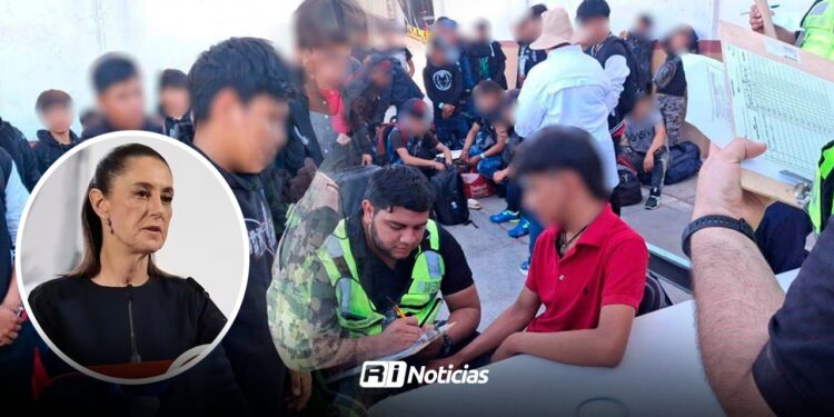 Sheinbaum confirma detención de hombre que trasladaba a 27 menores en Topolobampo; descarta vínculo criminal