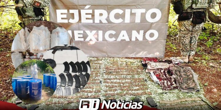 Fuerzas federales y estatales realizan importantes aseguramientos en Sinaloa