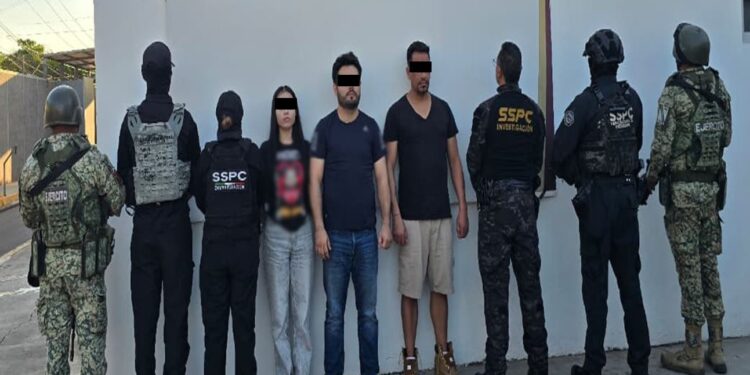 Detienen a tres personas y rescatan a un extranjero en operativo en Culiacán