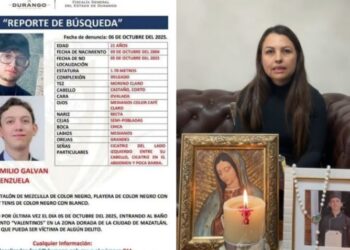 Buscan a Carlos Emilio, joven que desapareció tras ir al baño de un restaurante