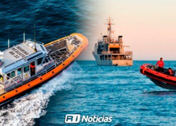 FGE informa rescate de 28 personas, la mayoría menores de edad, en altamar frente a las costas de Ahome