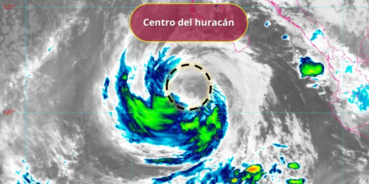 Huracán “Priscilla” en México: Pronóstico y trayectoria hoy 8 de octubre