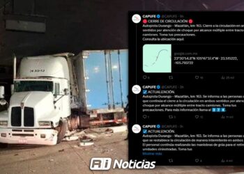 Caos en la Mazatlán–Durango: otro tráiler sin frenos provoca cierre total en el túnel El Carrizo