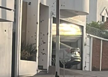 Casa es atacada a balazos en la colonia Lomas de Guadalupe en Culiacán