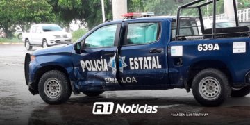 Choque entre patrulla y camioneta deja a dos policías y un civil lesionados en Villas del Río