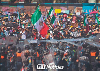 Protestan entre sombreros, Generación Z y petardos