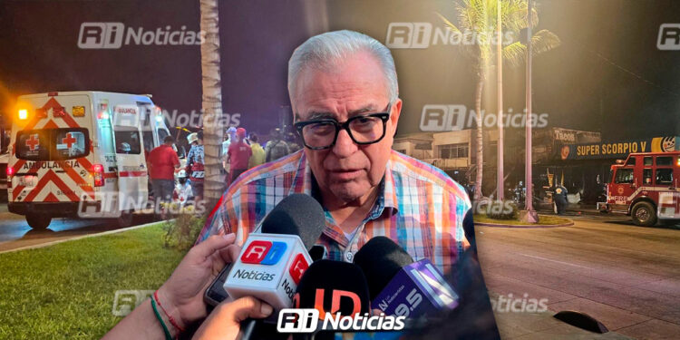 Gobierno estatal promete apoyo total a víctimas de explosión en taquería de Mazatlán