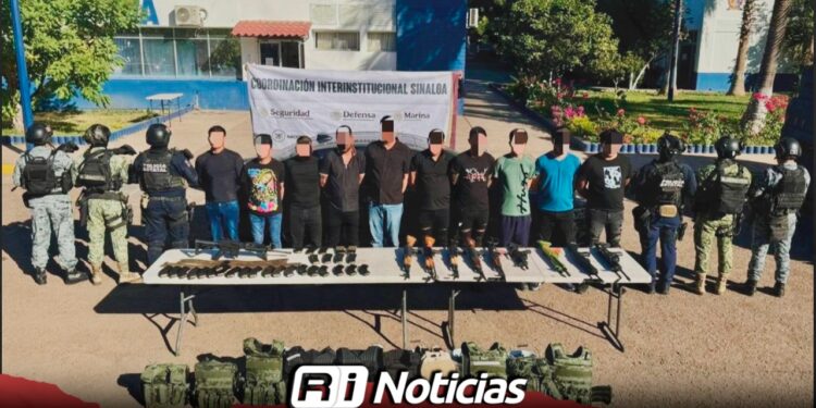 Cae grupo armado en Portalegre: diez detenidos, arsenal y equipo táctico asegurado tras denuncia al 089