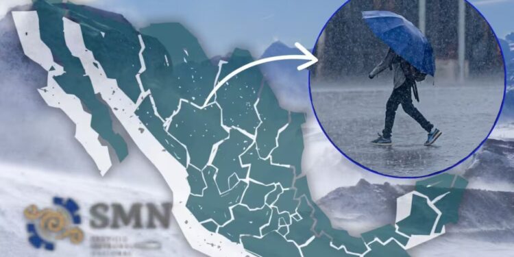 Frente Frío 14 azota a México y desatará lluvias muy fuertes al Norte congelando estas regiones a -5 grados