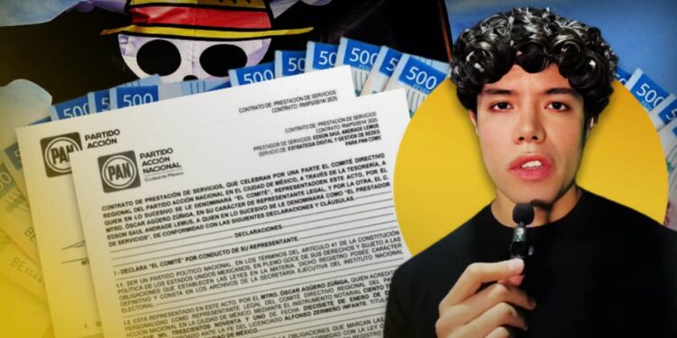 PAN paga 2 millones a Edson Andrade, líder “Apartidista” de la Generación Z