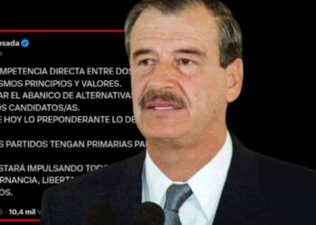 Vicente Fox presenta ‘Vértice MX’ como alternativa política rumbo a 2030 y llama a la ciudadanía a sumarse al proyecto
