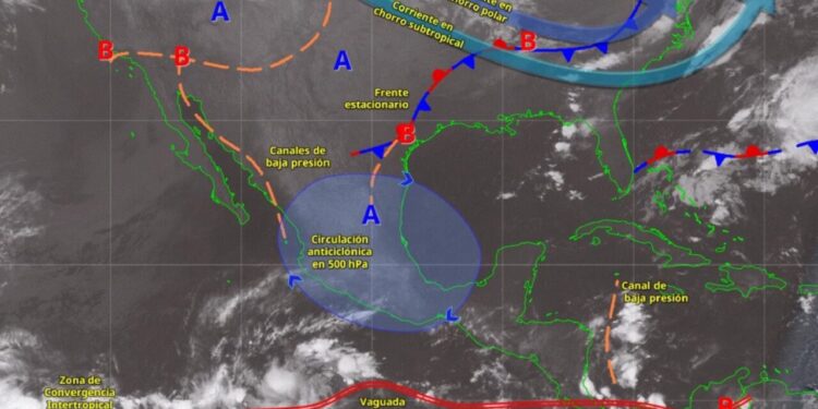 Frente frío 13 traerá lluvias, fuertes vientos y heladas al norte de México