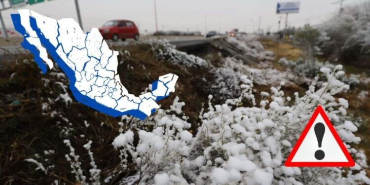 Frente frío provocará temperaturas de -15 grados en estos estados la tarde de hoy lunes 10 de noviembre