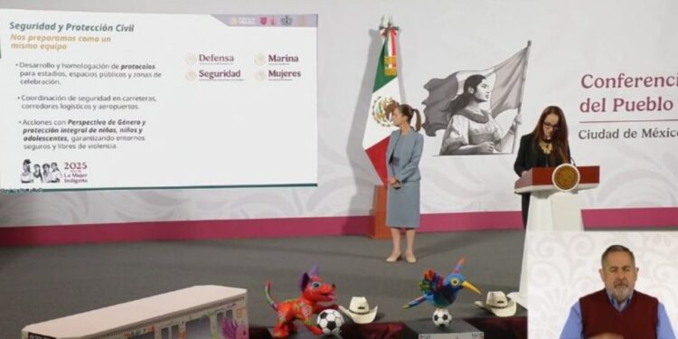 Plan de seguridad del Mundial 2026 se trabaja desde hace 3 años, destaca Gabriela Cuevas